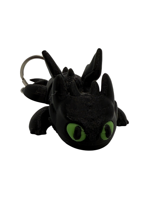 Flexi Toothle Fury Dragon Keychain - ReckPrints