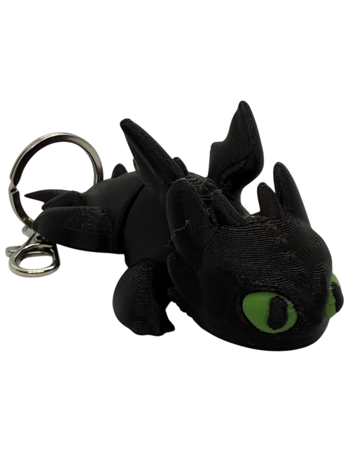 Flexi Toothle Fury Dragon Keychain - ReckPrints