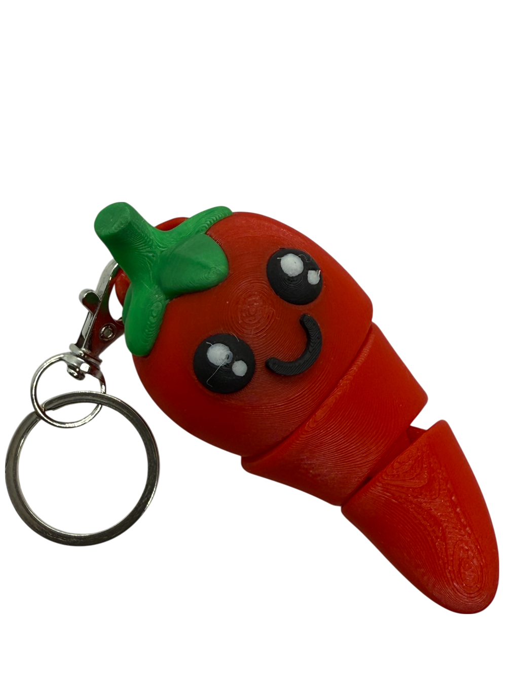 Flexi Chili Pepper Keychain
