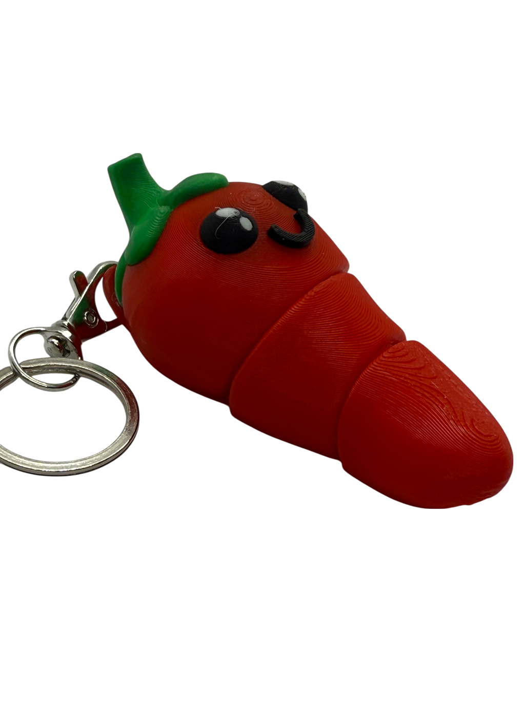 Flexi Chili Pepper Keychain