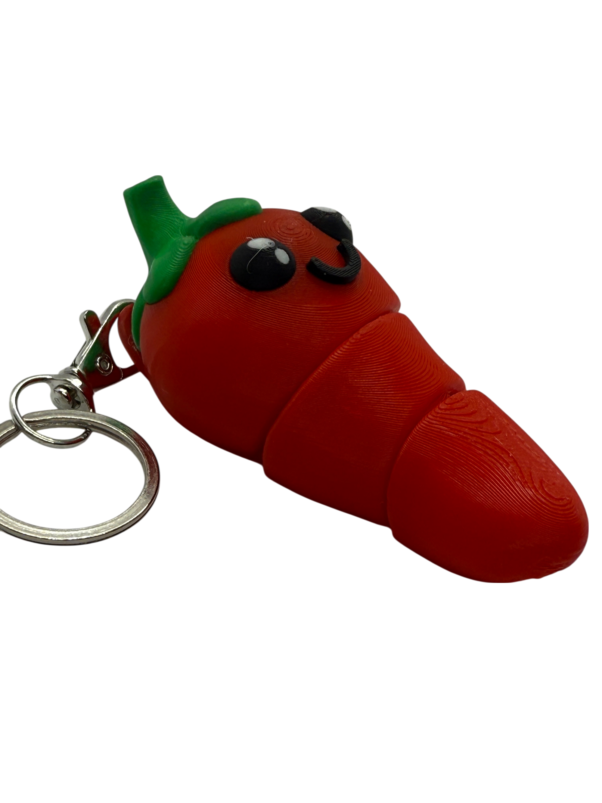Flexi Chili Pepper Keychain