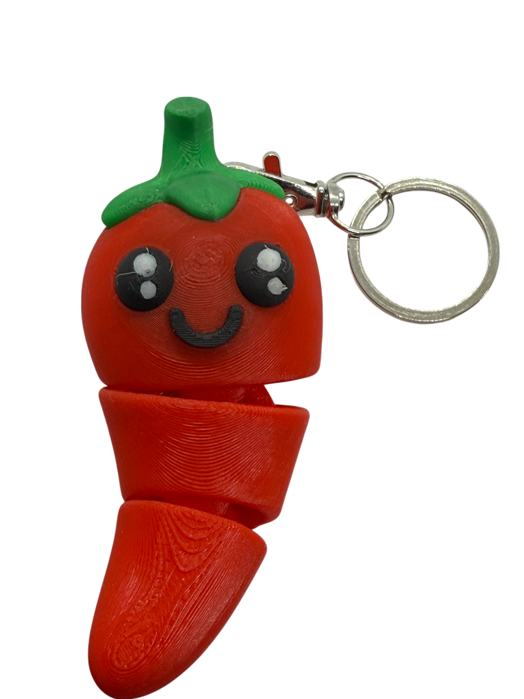 Flexi Chili Pepper Keychain
