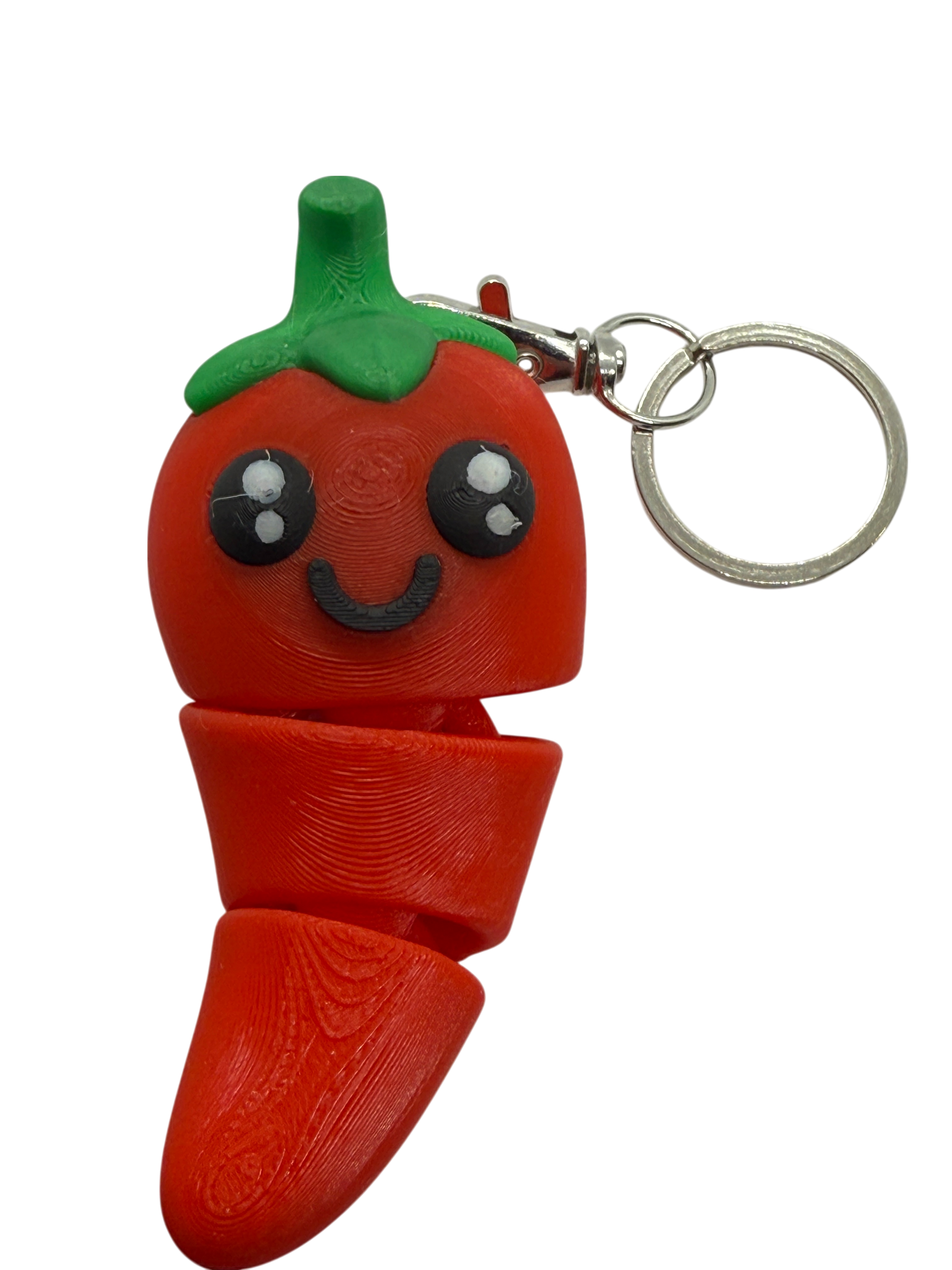 Flexi Chili Pepper Keychain
