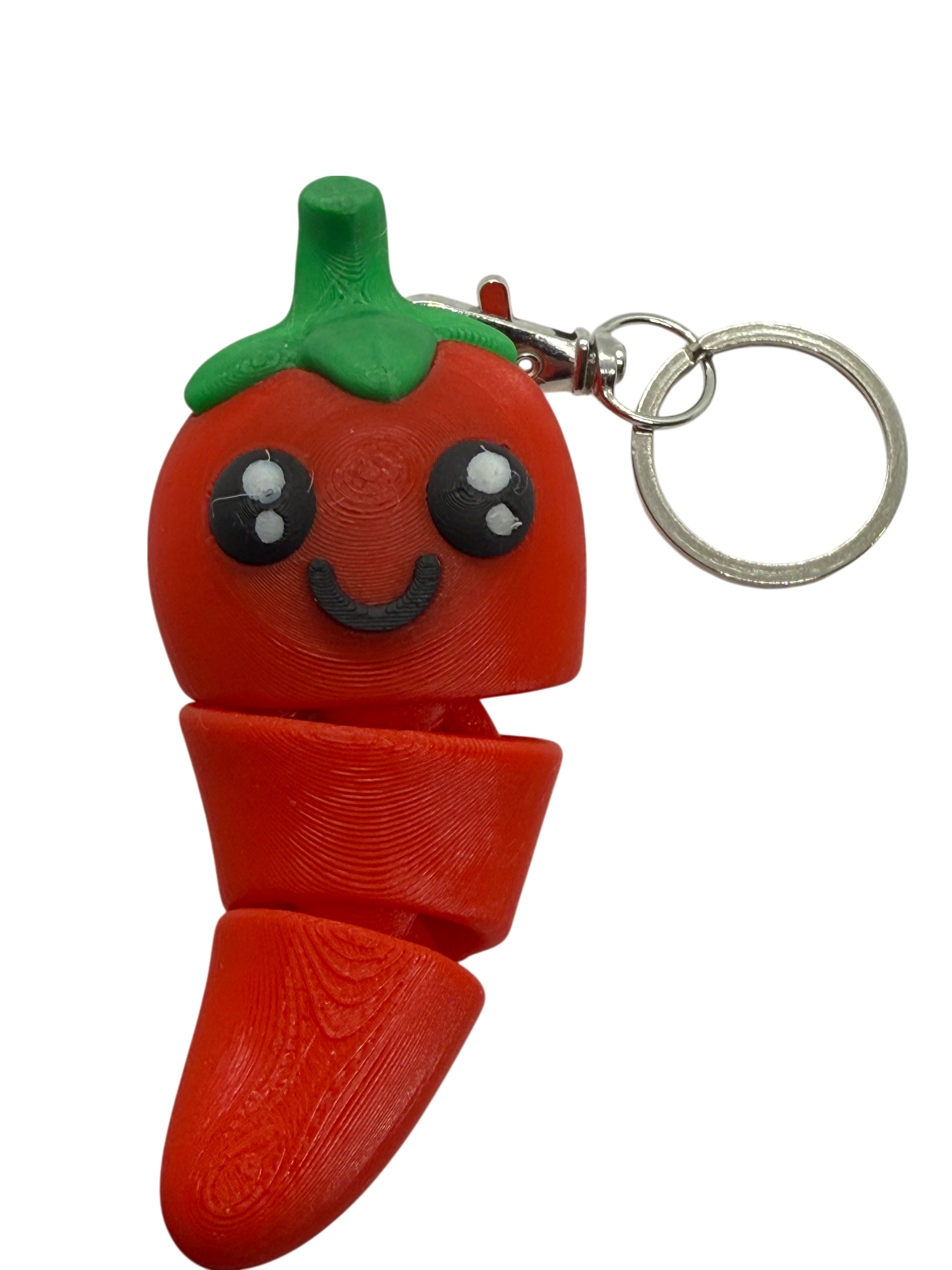 Flexi Chili Pepper Keychain